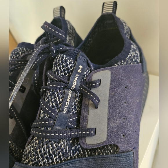 Under Armour threadborne shift GS midnight navy shoes sneakers Mens Size 9 - Picture 2 of 5